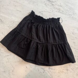 Maeve Somerset Mini Skirt (S) By Anthropologie A-Line Cotton Smocked